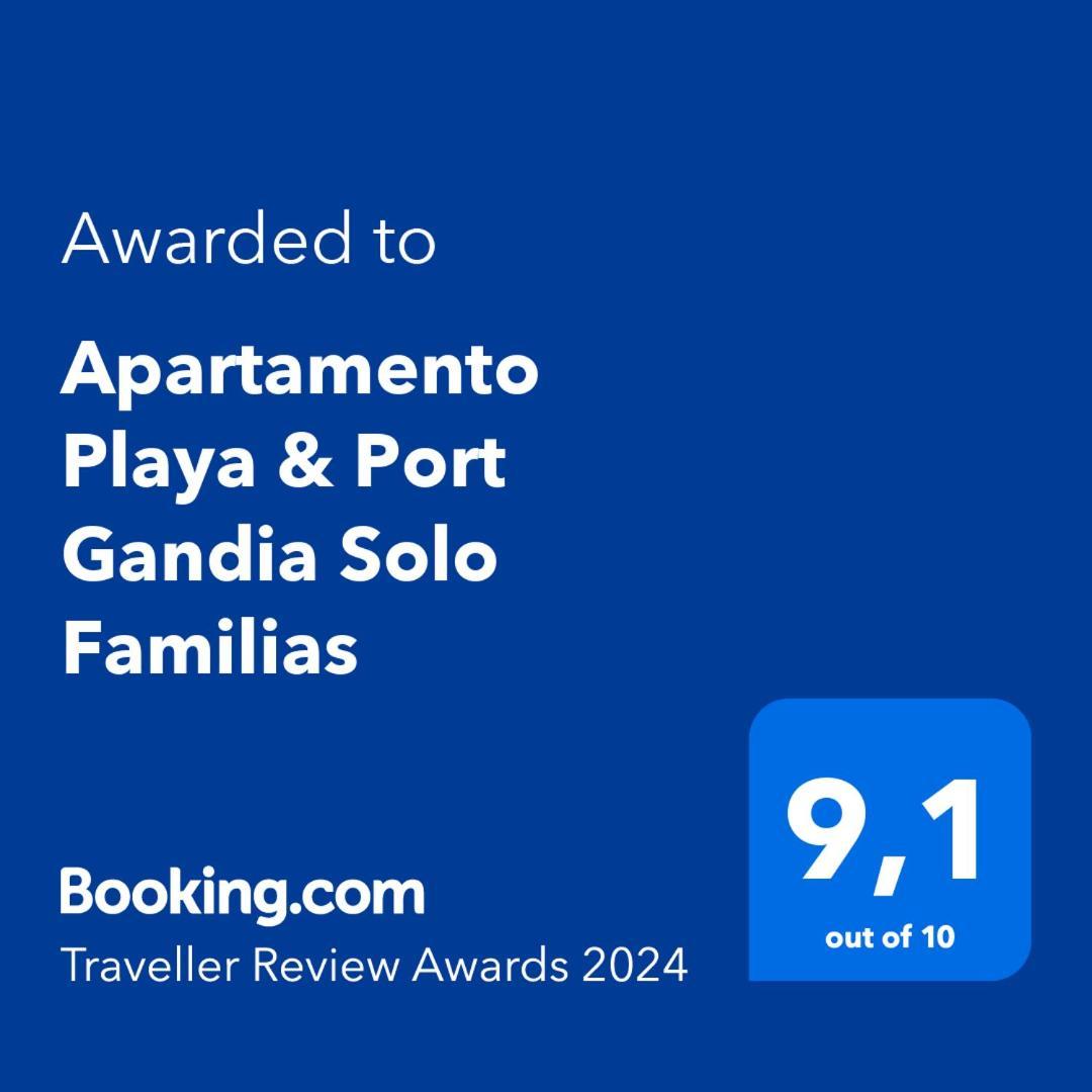 Apartamento Playa & Port Gandia Solo Familias Екстериор снимка